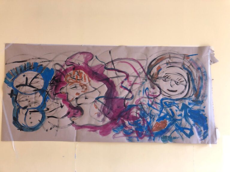 praca plastyczna wykonana przez pacjenta